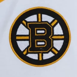 Mitchell & Ness T-Shirts & Tops-Practice Day Button Front Jersey Boston Bruins