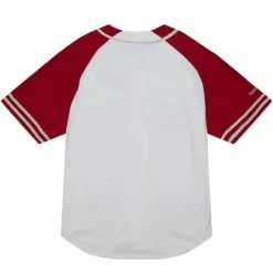 Mitchell & Ness T-Shirts & Tops-Practice Day Button Front Jersey Detroit Red Wings