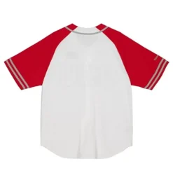 Mitchell & Ness T-Shirts & Tops-Practice Day Button Front Jersey Ohio State