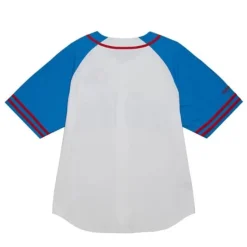 Mitchell & Ness T-Shirts & Tops-Practice Day Button Front Jersey Quebec Nordiques