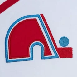 Mitchell & Ness T-Shirts & Tops-Practice Day Button Front Jersey Quebec Nordiques