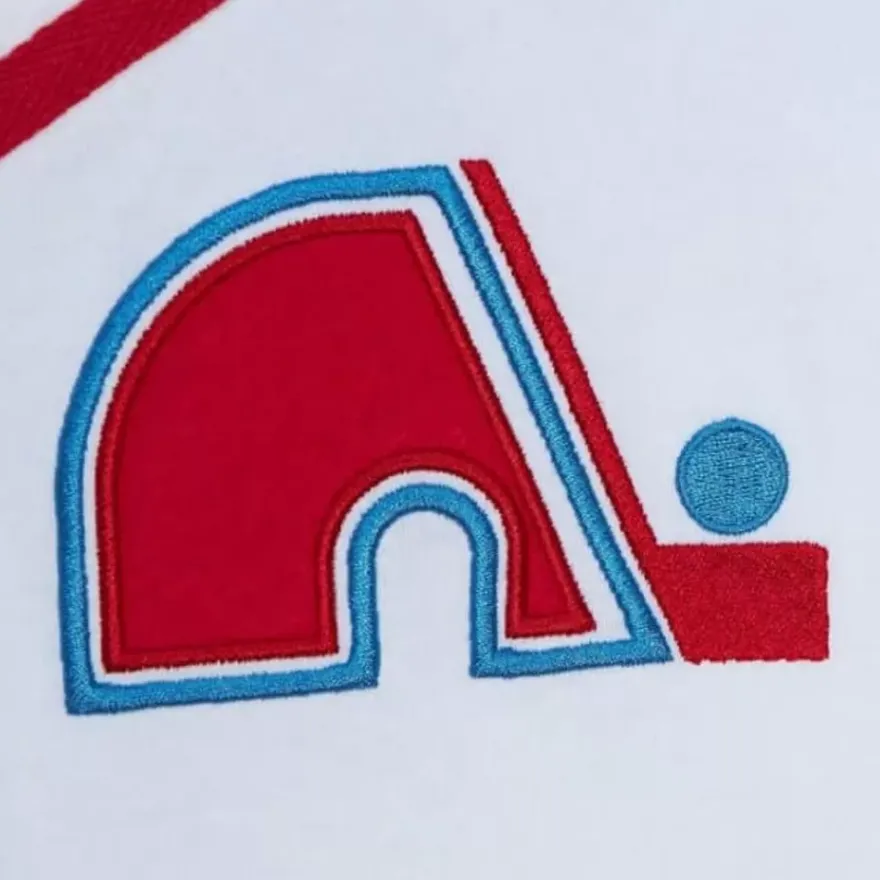 Mitchell & Ness T-Shirts & Tops-Practice Day Button Front Jersey Quebec Nordiques