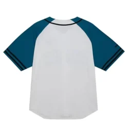 Mitchell & Ness T-Shirts & Tops-Practice Day Button Front Jersey San Jose Sharks