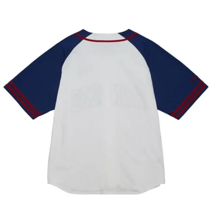 Mitchell & Ness T-Shirts & Tops-Practice Day Button Front Jersey New York Rangers