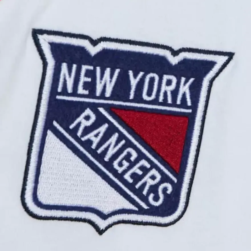 Mitchell & Ness T-Shirts & Tops-Practice Day Button Front Jersey New York Rangers