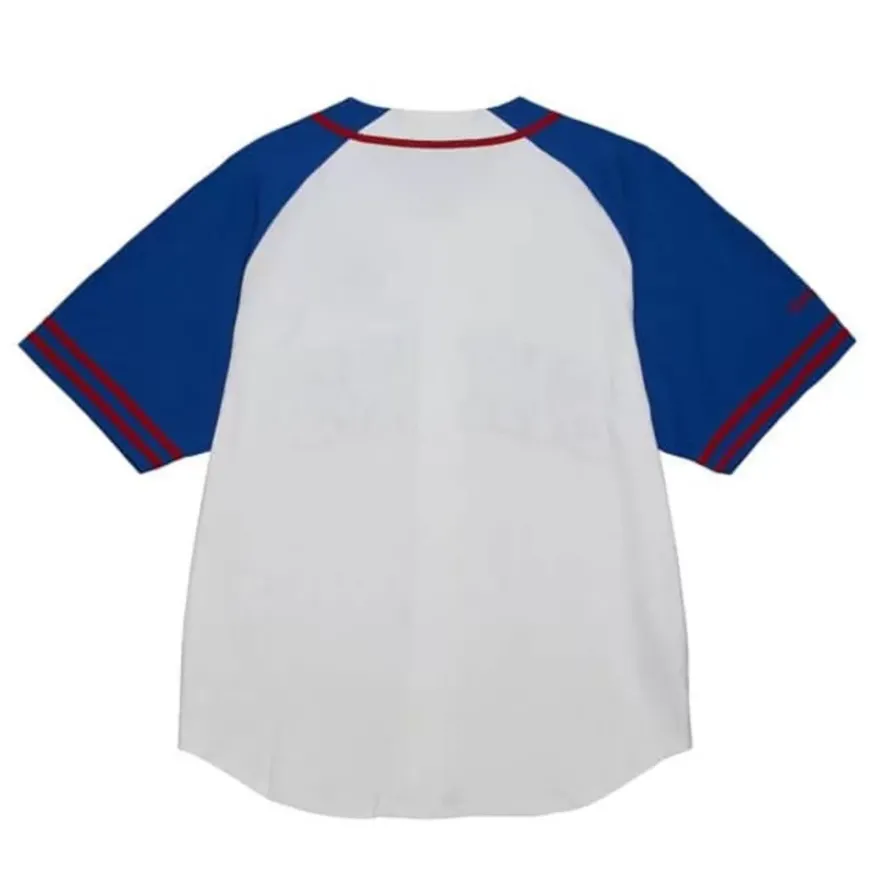 Mitchell & Ness T-Shirts & Tops-Practice Day Button Front Jersey Washington Capitals