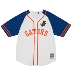 Mitchell & Ness T-Shirts & Tops-Practice Day Button Front Jersey University Of Florida