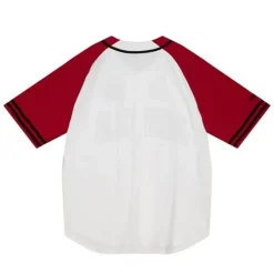 Mitchell & Ness T-Shirts & Tops-Practice Day Button Front Jersey New Jersey Devils