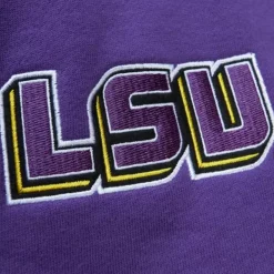 Mitchell & Ness Hoodies & Sweatshirts-Pre-Game Ss Fleece Hoodie Louisiana State University