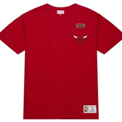 Mitchell & Ness T-Shirts & Tops-Premium Pocket Tee Chicago Bulls