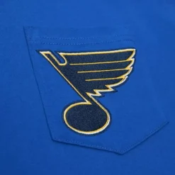 Mitchell & Ness T-Shirts & Tops-Premium Pocket Tee St. Louis Blues