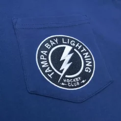Mitchell & Ness T-Shirts & Tops-Premium Pocket Tee Tampa Bay Lightning