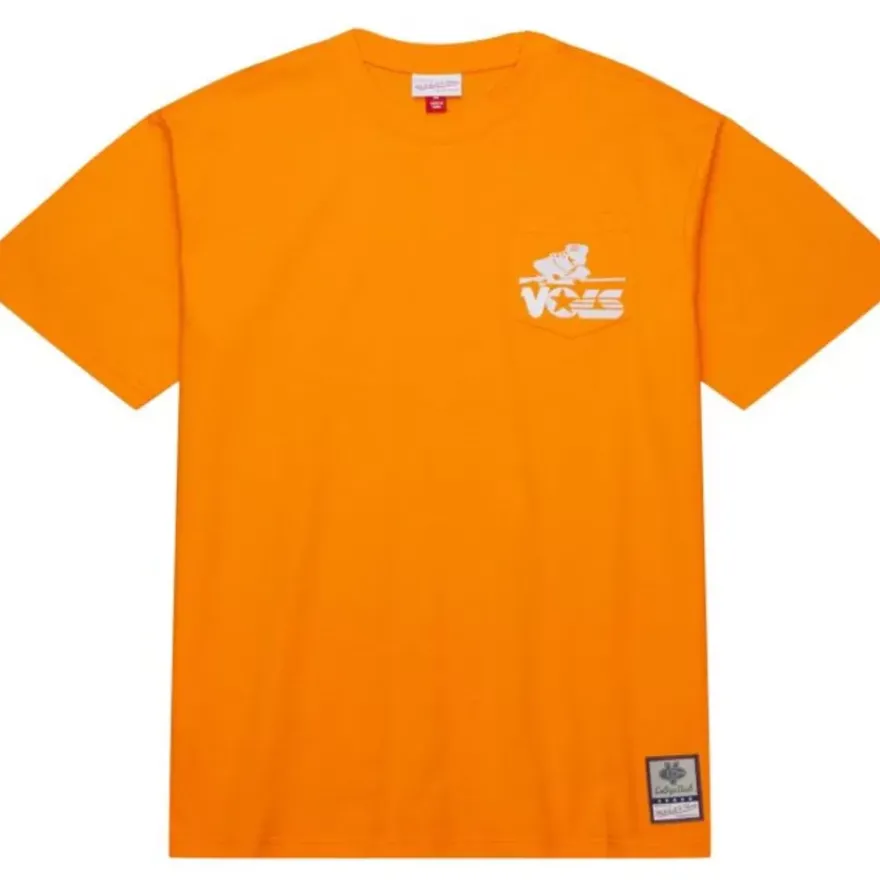 Mitchell & Ness T-Shirts & Tops-Premium Pocket Tee University Of Tennessee