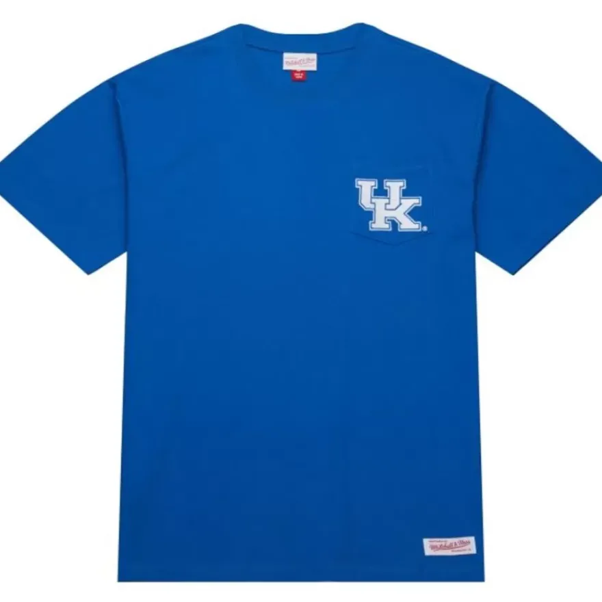 Mitchell & Ness T-Shirts & Tops-Premium Pocket Tee University Of Kentucky