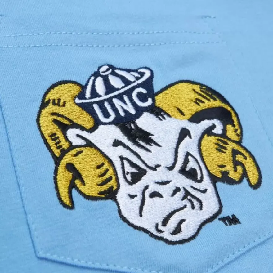 Mitchell & Ness T-Shirts & Tops-Premium Pocket Tee University Of North Carolina