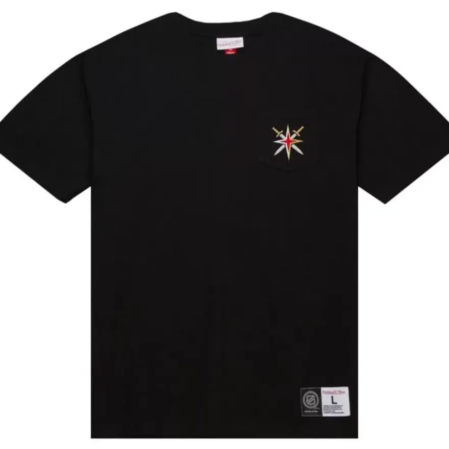 Mitchell & Ness T-Shirts & Tops-Premium Pocket Tee Vegas Golden Knights