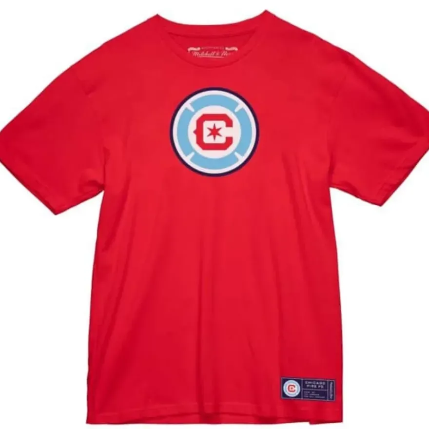 Mitchell & Ness T-Shirts & Tops-Primary Logo Ss Tee Chicago Fire