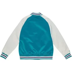 Mitchell & Ness Jackets & Outerwear-Primetime Lightweight Satin Jacket Charlotte Hornets