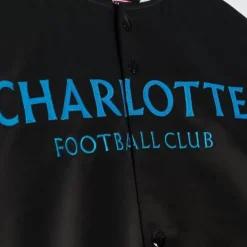 Mitchell & Ness Jackets & Outerwear-Primetime Lightweight Satin Jacket Charlotte Fc