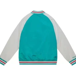 Mitchell & Ness Jackets & Outerwear-Primetime Lightweight Satin Jacket San Antonio Spurs