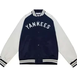 Mitchell & Ness Jackets & Outerwear-Primetime Lightweight Satin Jacket New York Yankees