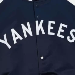 Mitchell & Ness Jackets & Outerwear-Primetime Lightweight Satin Jacket New York Yankees