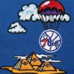 Mitchell & Ness Snapback-Psychedelic Snapback Hwc Philadelphia 76Ers