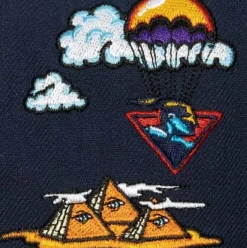 Mitchell & Ness Snapback-Psychedelic Snapback Hwc Golden State Warriors