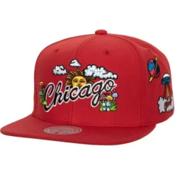 Mitchell & Ness Snapback-Psychedelic Snapback Hwc Chicago Bulls