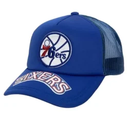 Mitchell & Ness Snapback-Puff The Magic Trucker Snapback Hwc Philadelphia 76Ers