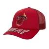 Mitchell & Ness Snapback-Puff The Magic Trucker Snapback Hwc Miami Heat