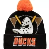 Mitchell & Ness Knit-Punch Out Pom Knit Anaheim Ducks