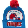Mitchell & Ness Knit-Punch Out Pom Knit Quebec Nordiques