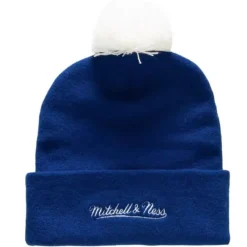 Mitchell & Ness Knit-Punch Out Pom Knit Tampa Bay Lightning