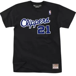 Mitchell & Ness T-Shirts & Tops-Reload 2.0 Name & Number Tee Los Angeles Clippers Darius Miles
