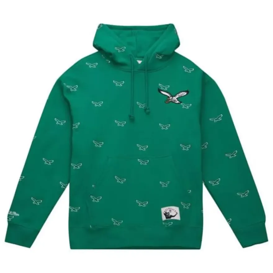 Mitchell & Ness Hoodies & Sweatshirts-Repeat Hoodie Philadelphia Eagles