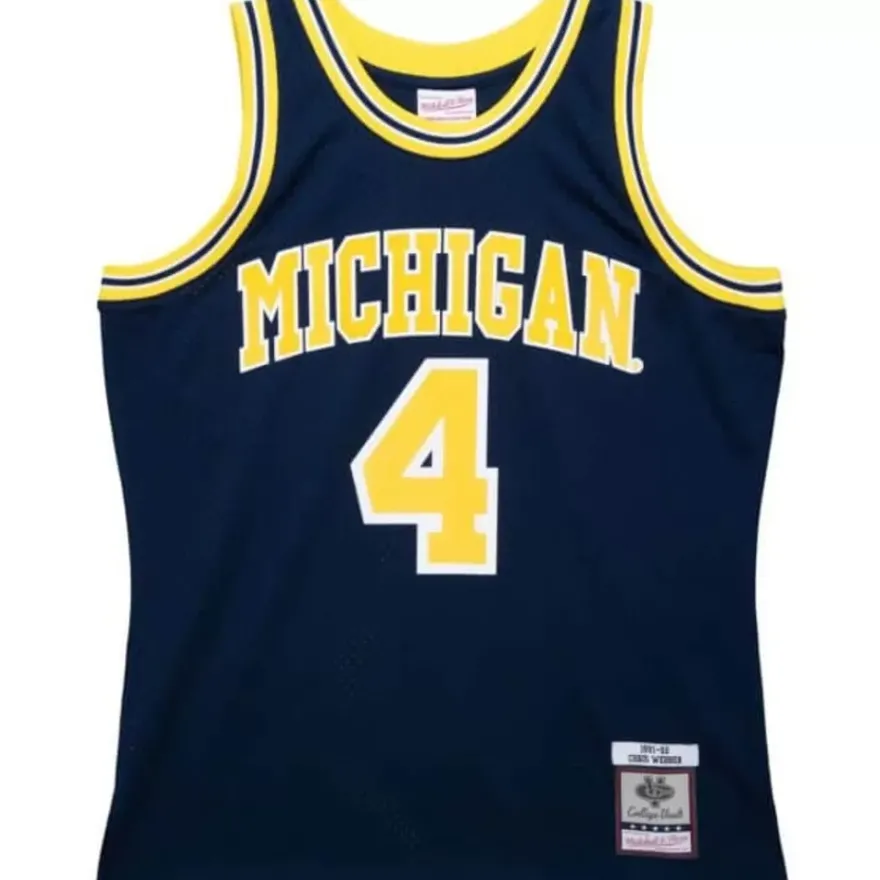 Mitchell & Ness Nba Swingman-Replica Chris Webber University Of Michigan Road 1991 Jersey