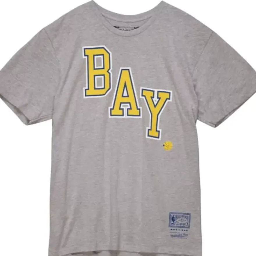 Mitchell & Ness T-Shirts & Tops-Retaggio Ss Tee Golden State Warriors