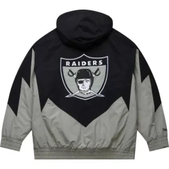 Mitchell & Ness Jackets & Outerwear-Retro Full Zip Jacket Oakland Raiders