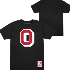 Mitchell & Ness Big Kids-Retro Logo Tee Ohio State