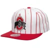 Mitchell & Ness Snapback-Retro Pinstripe Snapback Ohio State