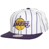 Mitchell & Ness Snapback-Retro Pinstripe Snapback Los Angeles Lakers