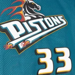 Mitchell & Ness T-Shirts & Tops-Reversible Mesh Tank Detroit Pistons Grant Hill