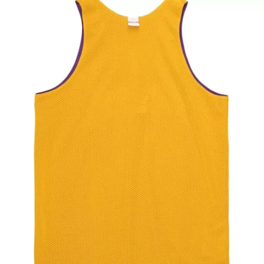 Mitchell & Ness T-Shirts & Tops-Reversible Mesh Tank Los Angeles Lakers