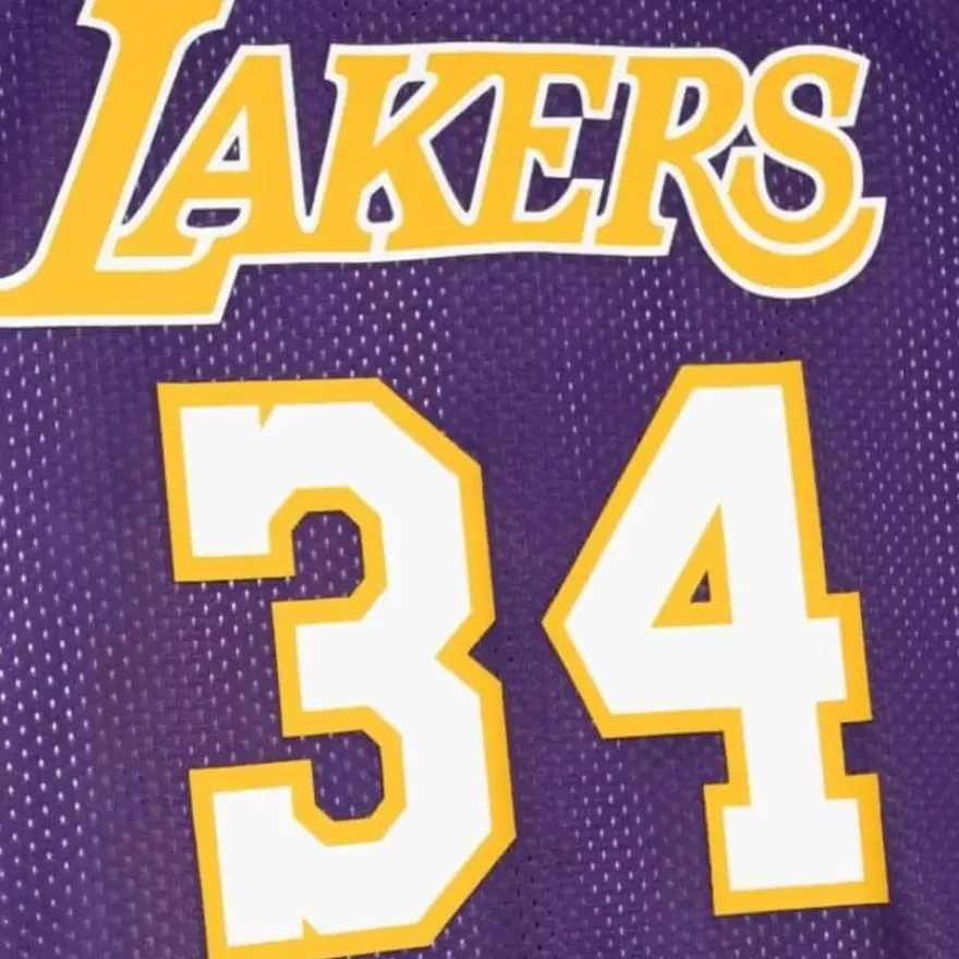 Mitchell & Ness T-Shirts & Tops-Reversible Mesh Tank Los Angeles Lakers Shaquille O'Neal