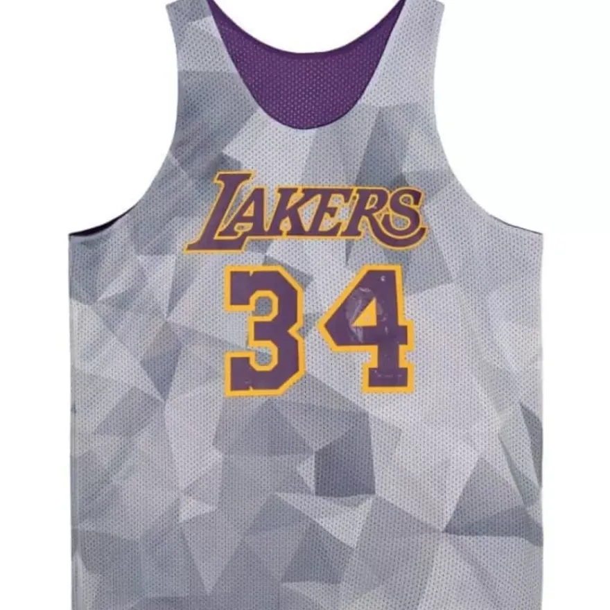Mitchell & Ness T-Shirts & Tops-Reversible Mesh Tank Los Angeles Lakers Shaquille O'Neal