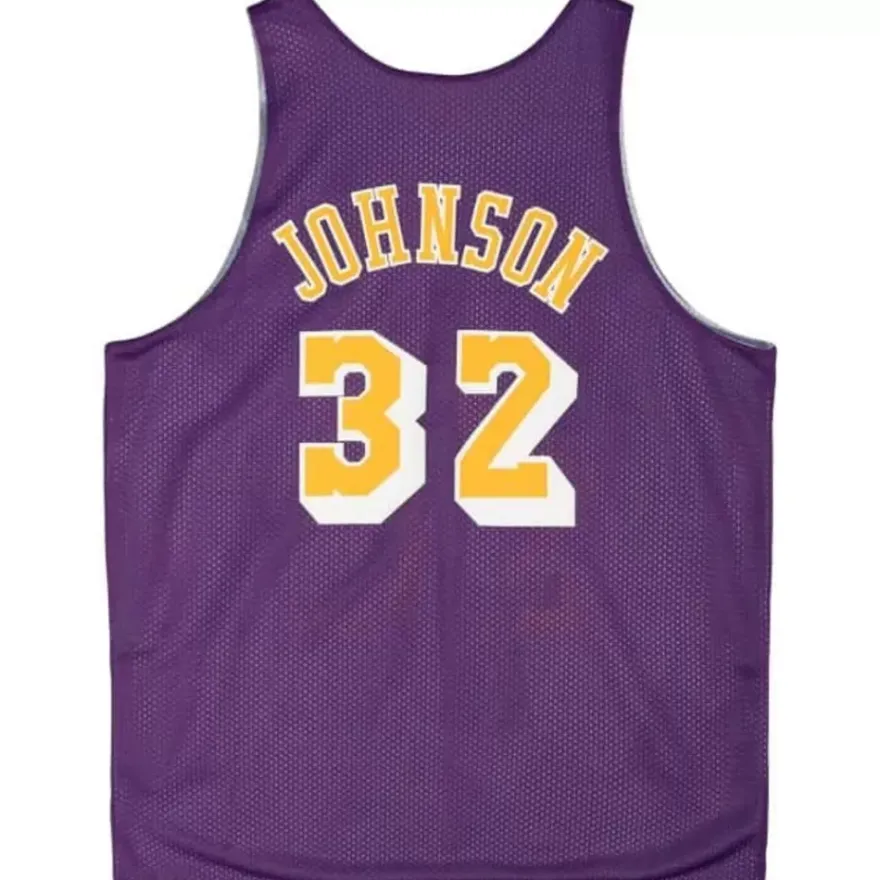Mitchell & Ness T-Shirts & Tops-Reversible Mesh Tank Los Angeles Lakers Magic Johnson