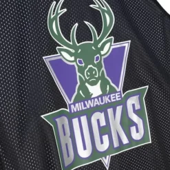 Mitchell & Ness T-Shirts & Tops-Reversible Mesh Tank Milwaukee Bucks