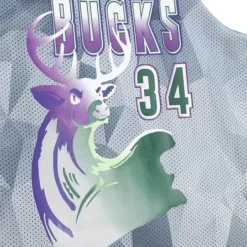 Mitchell & Ness T-Shirts & Tops-Reversible Mesh Tank Milwaukee Bucks Ray Allen