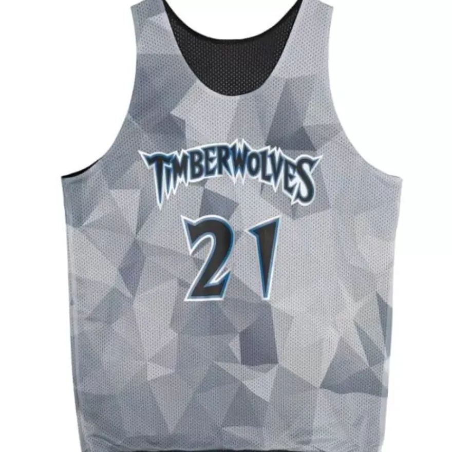 Mitchell & Ness T-Shirts & Tops-Reversible Mesh Tank Minnesota Timberwolves Kevin Garnett